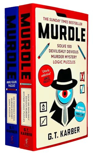 Murdle Puzzle Series Collection 2 Books Set By G.T Karber (Murdle, Murdle More Killer Puzzles)