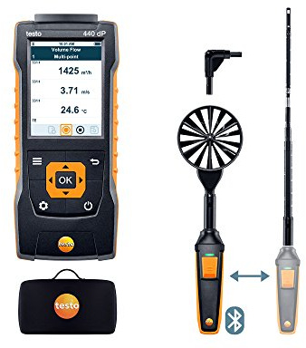 Testo 440 delta P Air Flow ComboKit 1 Bluetooth®