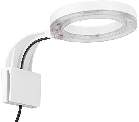 Aquarium Beleuchtung, 5W LED Clip On Energiespar Lampe Multifunktions LED Aquarium Klemmleuchte Wasserpflanzenbeleuchtung Lampe Zubehör für Pflanzen Süöwasser Aquarium Refugium für Kleine Aquarium