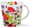 CA-COTT-RE Tasse en porcelaine anglaise Motif fleurs de cottage Rouge 0,48 l