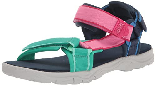 Jack Wolfskin Unisex Seven Seas 3 K Sandale, Blue/Green, 39 EU