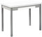 ASTIMESA Alas Laminado Mesa de Cocina, Metal, Blanco, 110x70cm