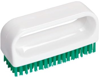 Hag Bürsten 7123 Handwaschbürste mit Bügel, HACCP, Grün, 9cm Länge, 10 Stück