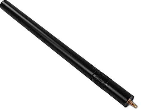 HOHXFYP Billard-Queue-Verl?ngerung, 17-Zoll-Pool-Queue-Verl?ngerung aus hochfester Aluminiumlegierung, verstellbare Teleskop-Snooker-Queue-Verl?ngerung Zubeh?r, Schnellverschluss(Schwarz)