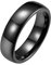 Epinki Eheringe Herren 6MM, Schwarz Eheringe Bandring Simple Keramik Ringe Mann, Gr.60 (19.1)