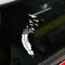 Feder Aufkleber Auto Dekoration Styling Aufkleber Auto Motorhauben Aufkleber Universal DIY Seitenschweller Selbstklebend Aufkleber Seitenaufkleber Auto Seiten Karosserie Dekoration Aufkleber 5pcs