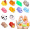 Yeefunjoy 12 Stück Mochi Squishy Toys, Soft Silikon Anti Stress Angst-Geburtstag Spielzeug, Mini Niedliches Animal Dinosaurier Squeeze Toys Stressabbau für KinderGeburtstagsfeier Goodie Bag Stuffer