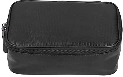 Feuerfeste Dokumentenbox, 23x14x10cm/9,1x5,5x3,9 Zoll 3 Schicht Aufbewahrungsbox mit Schloss Reißverschluss, Feuerfest Wasserdicht, für Wichtige Dokumentenzertifikate, Reisepässe, Karten(Schwarz)