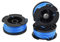 Realman Lot de 3 bobines ACCLT-005 FL289 GT15FM2021 9319510008996 avec lignes de débroussailleuse pour MacAllister GT2836 GT3037 GTB2-600 MGT600 MGTP430 MGTP600 Ozito LTR-30 0 litre 301 OZLT550WA
