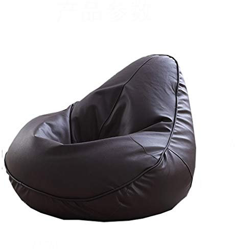CAZARU Leder Faule Sofas Decken Stühle ohne Füllmaterial Leinenstoff Lounger Sitz Sitzsack Pouf Puff Couch Tatami Wohnzimmer