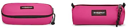 EASTPAK Oval Single Astuccio Portapenne, Taglia Unica, Rosa (Pink Escape) & Benchmark Single, Astuccio Portapenne, 6 x 20.5 x 7.5, Rosa (Pink Escape 02)