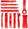 JNNJ Auto Trim Removal Tool Kit, Fahrzeug Innen Demontage Werkzeuge, Demontage Verkleidungs Werkzeug Für Auto Panel Armaturenbrett Radio Audio Werkzeug Kit(Rot)