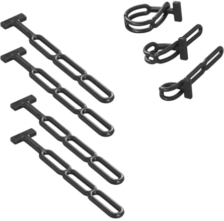 APT 4X Gummi Spannring verstellbar Gummistroppe dreistufig 280mm Stroppe für Anhängerplanen Gummispanner Planenspanner
