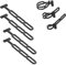 APT 4X Gummi Spannring verstellbar Gummistroppe dreistufig 280mm Stroppe für Anhängerplanen Gummispanner Planenspanner
