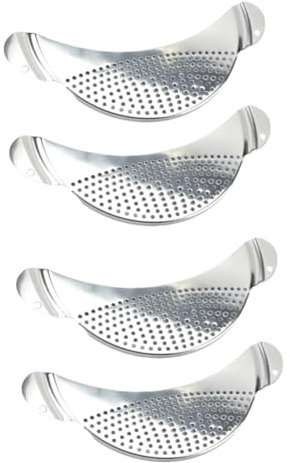 HOMSFOU 4 fondue siebchen für fondue Aufstecksieb für Töpfe Sieb aus Metall Metallsieb werkzeug Handlich Abtropffläche Waschbecken Topf aus