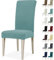 Ystyle Fundas Sillas De Comedor Pack 6, Fundas para Sillas Ajustables, Funda para Sillas Elástica, Cubre Funda Protectora Sillas Lavables para Banquetes Hogar Restaurante Hotel, Azul Claro