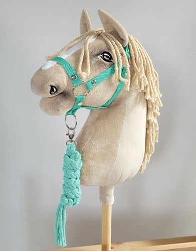 Hobby Horse Set: Halfter A3 + Seilbefestigung - Neu Kein Pferd inklusive
