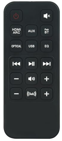 VINABTY Nuovo TAB7305 Telecomando di ricambio Télécommande Per Philips Soundbar Speaker TAB7305 TAB6305 TAB6305/10 TAB6405 TAB6405/10 Remote Controller