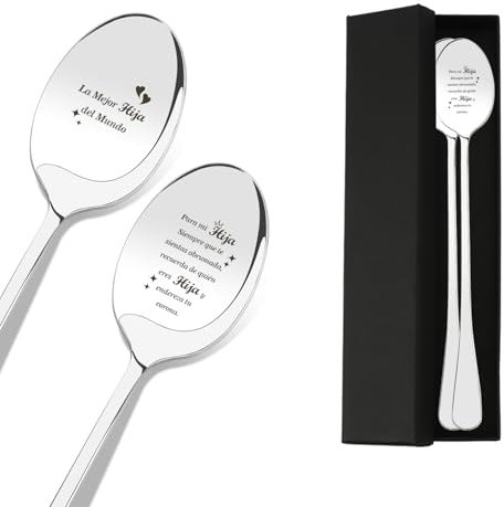 Regalo para mis Hijas,Regalo Hija,Regalos Originales para Hija,Cuchara Hija,Hija Regalo,Regalo para Hija,Regalo Original para mi Hija,Regalos Hija,Regalo Madre Hija,Regalos Cumpleaños para Chicas Hija