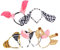 WRITWAA Haarreifen-set Mit Cartoon-tieren Für Kinder Party-stirnband Design Für Auftritte