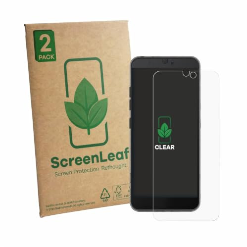 ScreenLeaf Schutzfolie für Fairphone 3 | 2 Stück Transparenter Displayschutz Made in Germany Klare Displayschutz-Folie Kratzfest