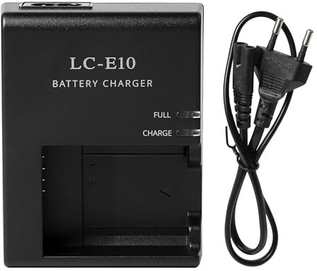 Fuworance LP-E10 LC-E10C LC-E10 LC-E10E Chargeur de Batterie Compatible avec Canon EOS Rebel T3 T5 T6 T7 T100 Kiss X50 X70 X80 X90 EOS 1100D 1200D 1300D 1500D 2000D 3000D 4000D Appareil Photo Chargeur