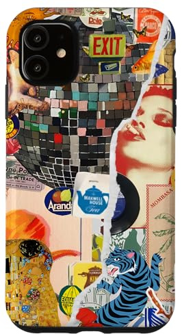 Eclectic Chic Collage Pop Art Preppy Nostalgie Blend Hülle für iPhone 11