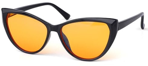 MOSSLIAN Blue Light Blocking Glasses-Blue Blocking Glasses Womens Men-Gaming Glasses-Migraine Glasses-Anti Glare Gamer Glasses For Computer Screen,TVs, Mobile Phones-Amber