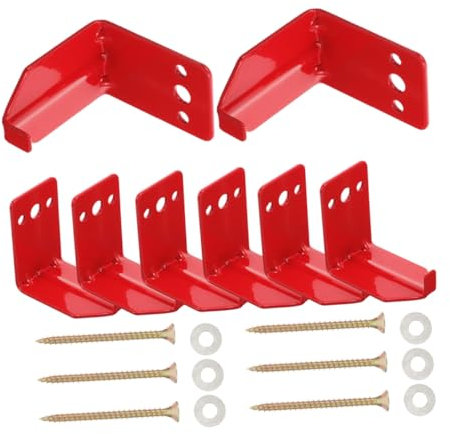 NUOBESTY Feuerlöscherhalterung Aus Eisen 20 Pfund Wandhalter Feuerlöscher Wandhaken Mit Zubehör Metall Feuerlöscherhalter Zur Wandmontage Für Brandschutz