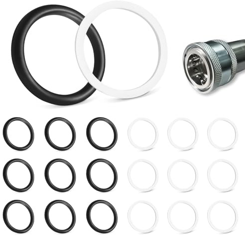 Dichtung für Hydraulikkupplung Traktor für BG3 Stecker - Hydraulik Schnellkupplung Dichtsatz für Schnellverschluss-Hydraulikkupplung, O-Ring für Hydraulik Kupplungen Traktor Hydraulikstecker Stützring