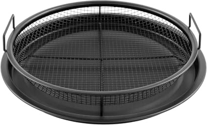 Knuspriges Korb- und Blech-Set Airfryer-Grillkorb für den Backofen Backofen-Backkorb mit Blech Backblech für Backofen