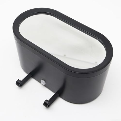 Yelvera Illusion Spiegel LED Auto Schlüsselhalter Wandhalterung Organizer mit wiederaufladbarer Beleuchtung für Zuhause Garage Einrichtung