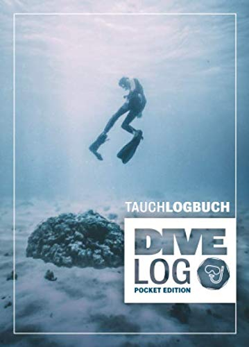 Tauchlogbuch I Dive Log Pocket Edition: Kleines Logbuch als Geschenk für Taucher & Scuba Diver zum dokumentieren von 80 Tauchgängen I Inhaltsverzeichnis I Format: DIN A6 I 84 Seiten