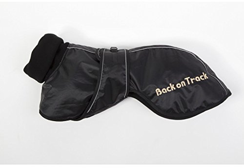 Back on Track Windhundmantel (S (35 cm), Schwarz, Welltex®, Fleece)
