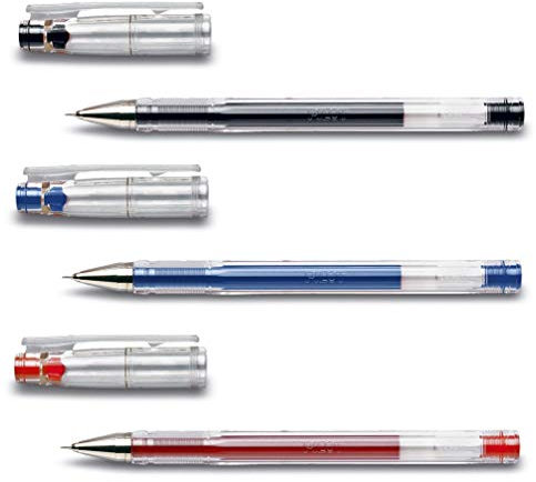 P ilot Gelschreiber G TEC C4 3er Set bunt in schwarz rot blau