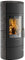 Oranier 5449 84 Polar W+ 2.0 Kaminofen Stahl Schwarz/Keramik Namib/A