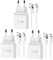 3x Ladegerät für Xioaomi XL Ladekabel USB C Schnellladegerät für Xiaomi Mi11 Mi11 Ultra Mi10 10i 5G 10 Pro Mi 9 Mi 9T Pro 9 Lite Mi Note 10 Pro 10 Redmi Note 10 10 Pro Note 9S 9 Pro 8 Poco X3 X3 Pro