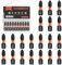 BAIDETS Pro PH2 Bit-Sortiment - Schraubendreher Bits Set 20 Stück, 25mm Länge, Schrauber-Bit, 1/4 Sechskantschaft, mit Spender-Box