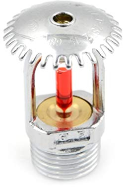 Zonster Feuersprinkler Kopf Anhänger Spray Standard Aufrechter Feuer Sprinkler Kopf 1/2npt 68 Centigrade Für Feuerlöschsystem Schutz Pendel Sprinkler Garten Sprinkler5.4x3.5cm