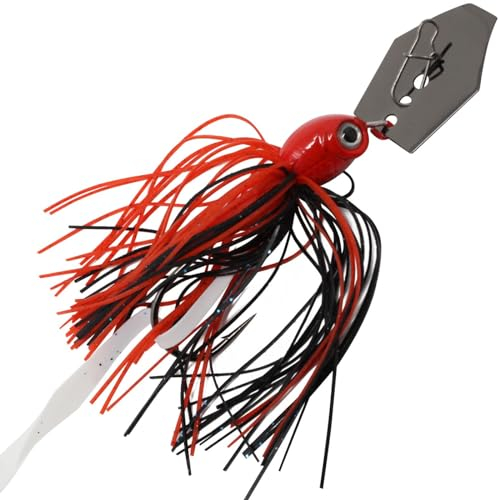 FTM Randale Max Chatterbaits 10g / schwarz-rot Seika Pro von Fishing Tackle Max