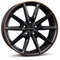 Borbet Felge LX18 8x18 ET44 5x112 black matt rim copper LX18 80844112557,1BMRC