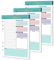 A5 To Do Liste Nachfüllpapier Tagesplaner undatiert 3 Packungen 6 Löcher 150 Blätter A5 Nachfüllbare Refill Paper Daily Planner mit TO-DO-Liste, Zeitplan beidseitig Bedruckt
