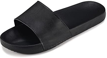ESTRO Claquette Femme Été Claquettes - Claquette Homme Claquette Plastique Femme Claquette Piscine Femme Sandale Piscine Homme F97 (44, Noir 1)
