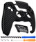 eXtremeRate Luna Coque Manette pour ps5 BDM-010/020/030/040/050,Façade pour ps5 Controller avec Pavé Tactile-Fibre de Carbone Graphite