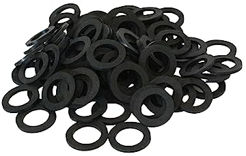 KINETICS LINE Joints Plats en Caoutchouc 24 x 16 x 2 mm pour Joint 3/4 Pouce (20/27 mm) 100 Pièces Plomberie, Climatisation, Ventilation, Canalisations et Jardin (de -40°C à 110°C)