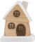 Holzwaren Egermann großes Räucherhaus aus Holz - Hübsches Rauchhaus in der Farbe: Natur - Maße: ca. 15 x 13 x 8 cm - Made in Germany