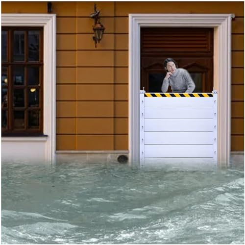 Garagentor dichtung hochwasserschutz barriere Shop-Türöffnung Überflutungssicheres Tor Kellerfenster Hochwassersperre, Abnehmbare Einheit Modul Aluminium-Paneele, Wasserstopper Für Garage ( Color : L-