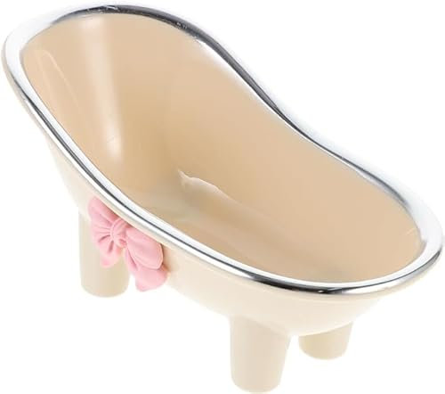 Porte-savon en forme de baignoire - Porte-savon - Porte-savon - Décoration - Plateau à bijoux - Porte-liquide vaisselle pour le comptoir de cuisine - Porte-savon pour la douche