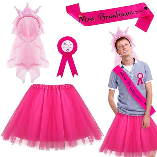 Taufe JGA Kostüm Männer,Junggesellenabschied Männe Kostüm,JGA Männer Kostüm Set,Männe JGA Kostü,Tütü Herren,für junggesellenabschied männer Hochzeit Deko