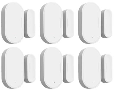 Sensore intelligente per porte e finestre Tuya Zigbee 3.0 Sensore intelligente for porte e finestre Rilevatori Zigbee2MQTT Protezione di sicurezza Controllo APP Vita intelligente tramite Alexa Google